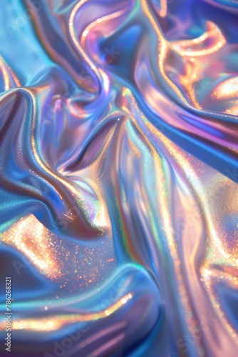 Holographic Purple Liquid abstract background