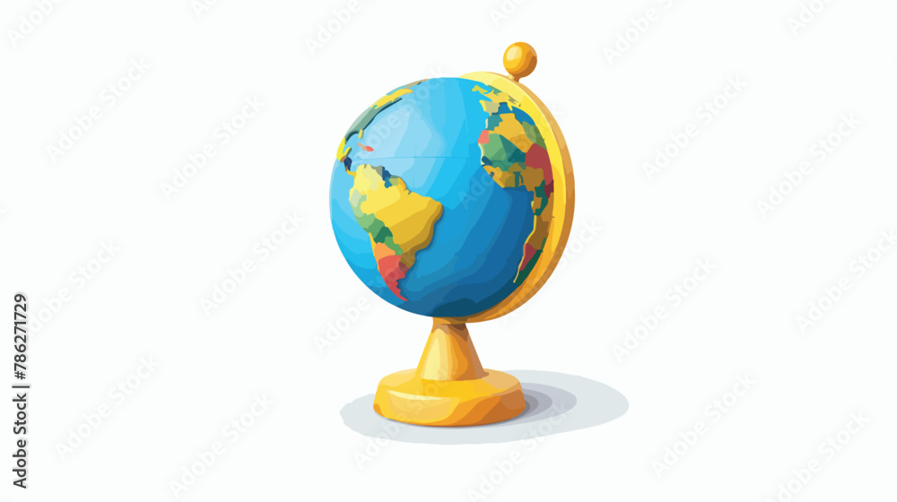 Location icon with globe. Location icon vector