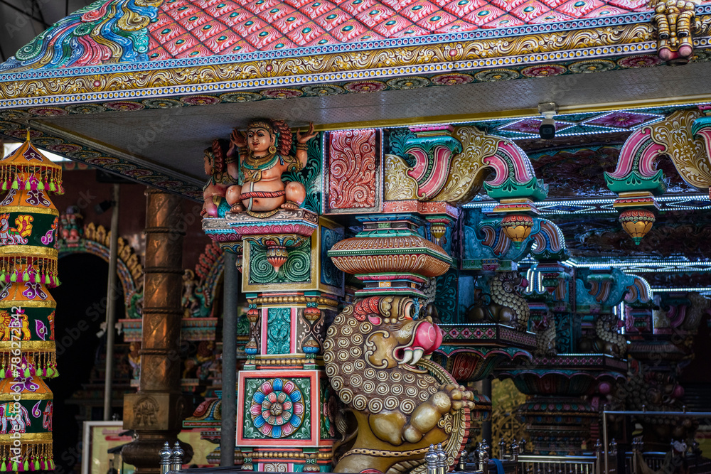 Obraz premium THAILAND BANGKOK SILOM SRI MAHA MARIAMMAN TEMPLE
