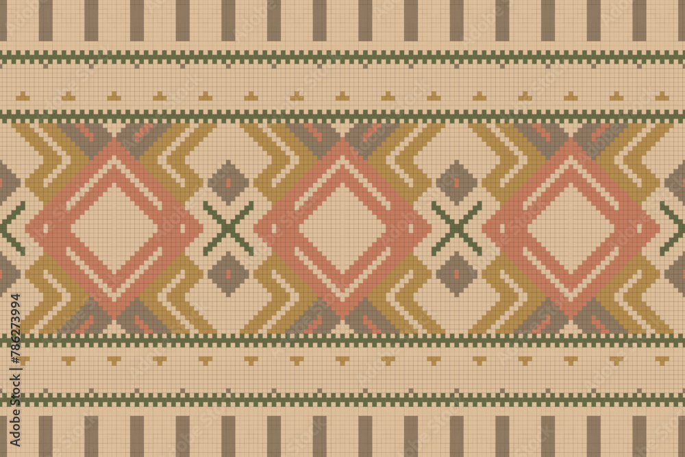 Ikat Fabric Paisley Embroidery Background. Ikat Designs Geometric Ethnic Oriental Pattern traditional.aztec Style Abstract Vector illustration.design for Texture,fabric,clothing,wrapping,sarong. Ikat Fabric Paisley Embroidery Background. Ikat Designs Geometric Ethnic Oriental Pattern traditional.aztec Style Abstract Vector illustration.design for Texture,fabric,clothing,wrapping,sarong.