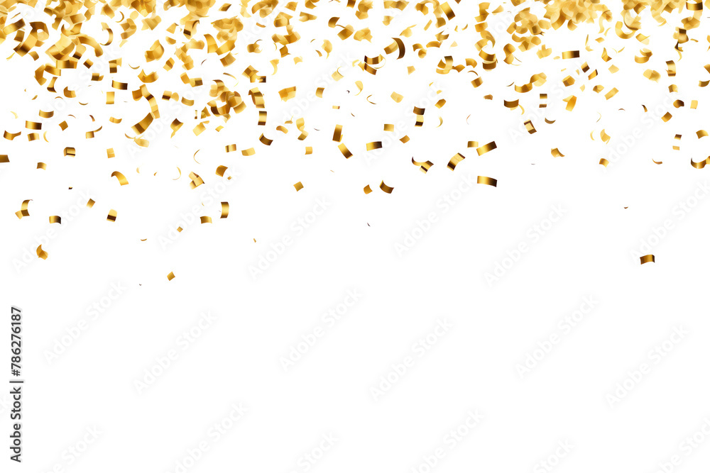 Gold confetti effect png, transparent background Gold confetti effect png, transparent background