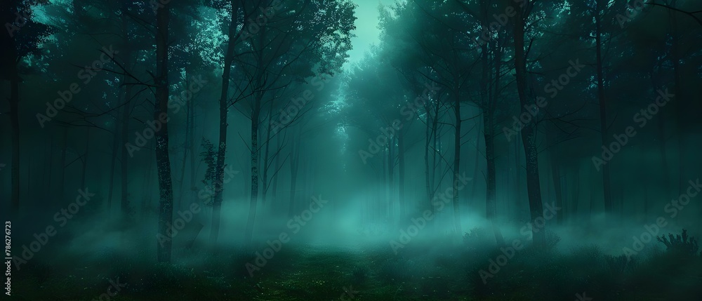 Enigmatic Woods: Serenade of Shadows & Fog. Concept Enigmatic Woods, Serenade, Shadows, Fog