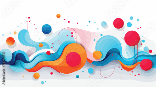 Modern abstract background Vector illustration isolated