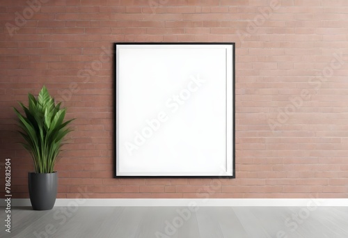 Frame mockup, ISO A paper size. Living room wall poster mockup. Interior mockup with house background. Modern interior design. 