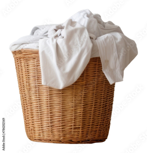 PNG Clothes in a basket © Rawpixel.com