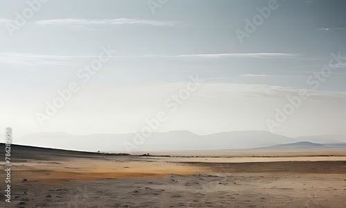 A big desert, surrounded by vast stretches of barren land and endless sand dunes.