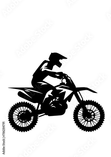 Motocross Rider Svg, Vector Cut File for Cricut, Silhouette, Dirtbike SVG, Dirt bike Silhouette, Dirt bike Clipart, Motocross Silhouette, SVG, PNG, JPG