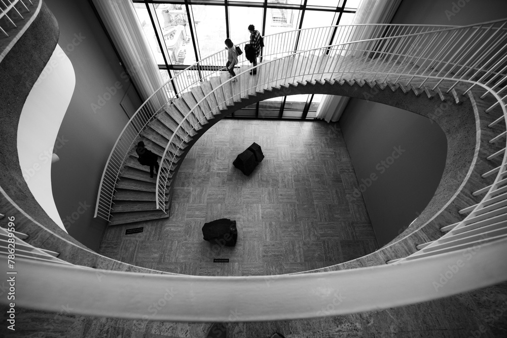 Obraz premium B&W Stairs