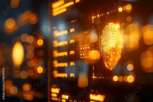 Biometric authentication for secure access to financial platforms, enhancing security and preventing fraud