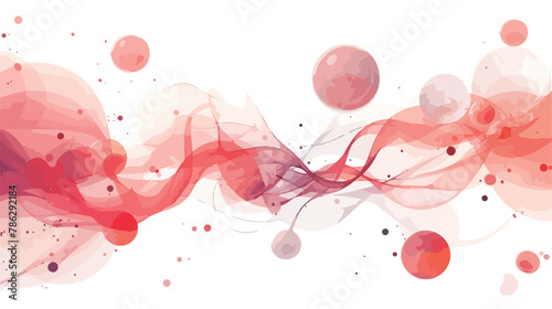 Cute red energetic shifts computer graphic texture Illustration