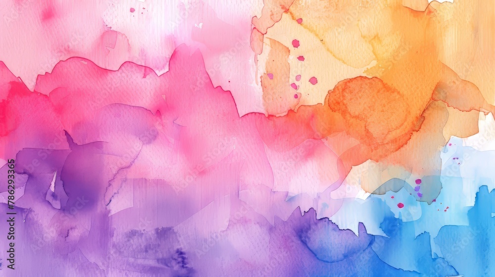 Watercolor background with abstract color...