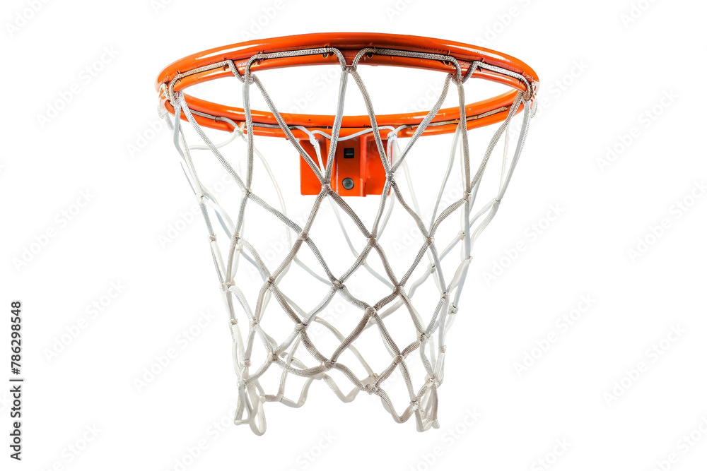 Basketball Hoop On Transparent Background.