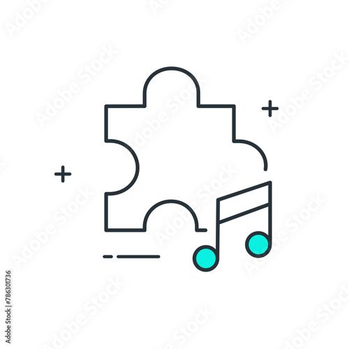 Music Composing Digital Music Creation Vector Icon Design