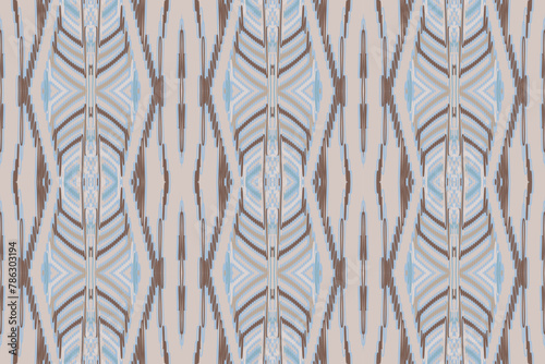 Motif folklore pattern Seamless Native American, Motif embroidery, Ikat embroidery vector Design for Print Texture fabric saree sari carpet. kurta vector patola saree