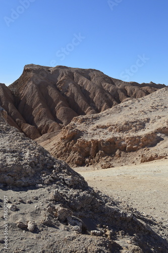 Formações rochosas no deserto