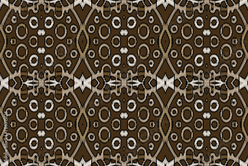 Motif folklore pattern Seamless Native American, Motif embroidery, Ikat embroidery vector Design for Print Texture fabric saree sari carpet. kurta vector patola saree