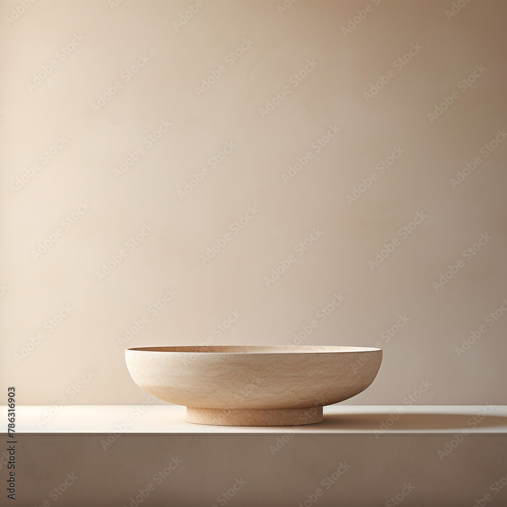 design a decorative low bowl, in travertine сreated with Generative Ai design a decorative low bowl, in travertine сreated with Generative Ai
