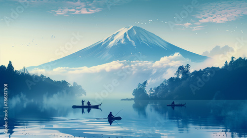 Misty Mount Fuji