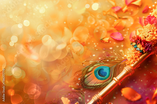 Lord Krishna Birthday background