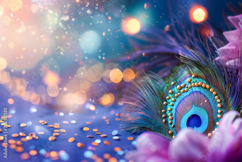 Lord Krishna Birthday background