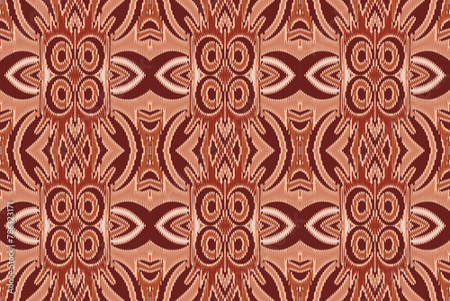 Motif folklore pattern Seamless Native American, Motif embroidery, Ikat embroidery vector Design for Print Texture fabric saree sari carpet. kurta vector patola saree