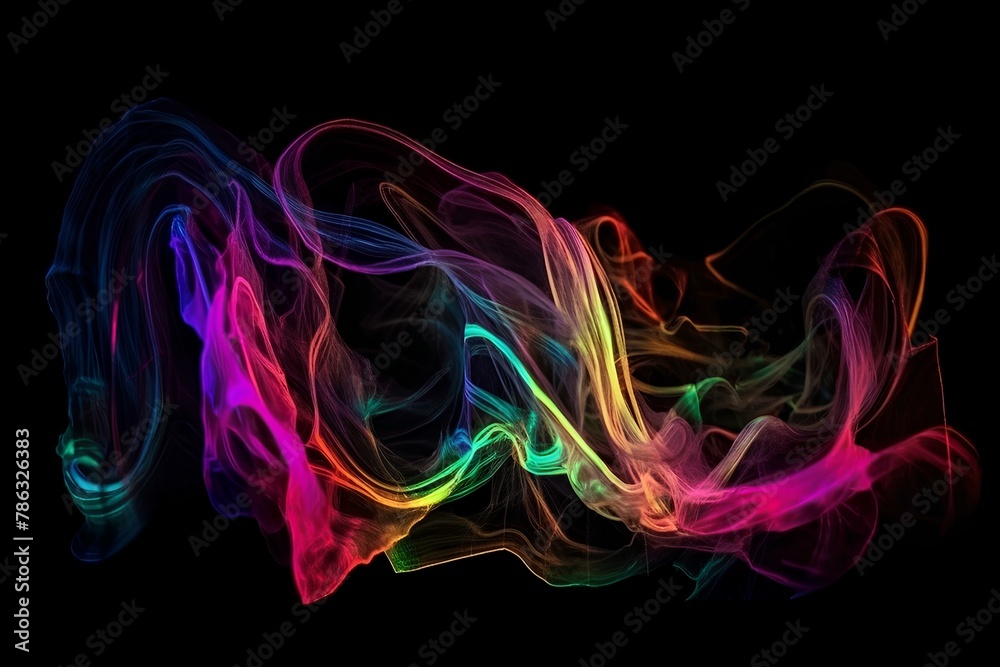 abstract glowing lines made by midjeorney abstract glowing lines made by midjeorney