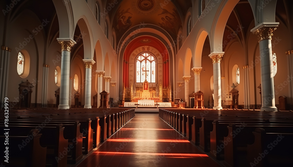 Catholic churches with beautiful lights