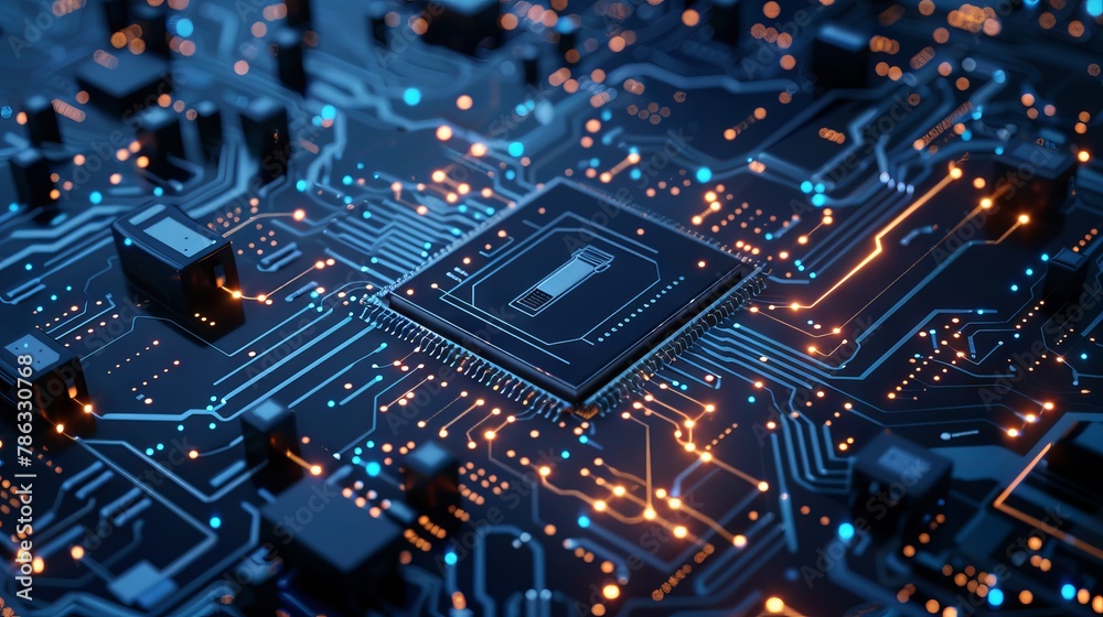 Business concept chip design Business concept chip design
