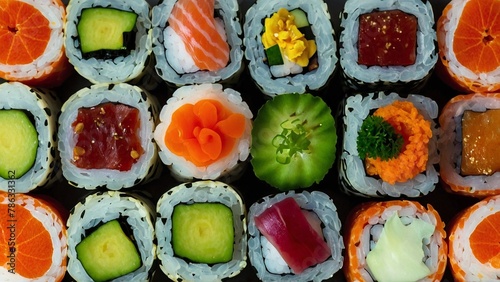 set of sushi