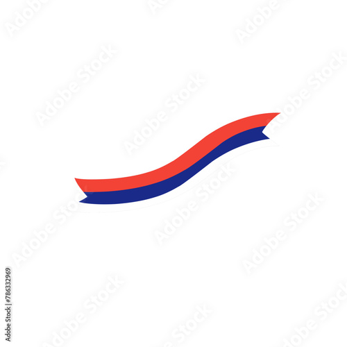 serbian flag ribbon