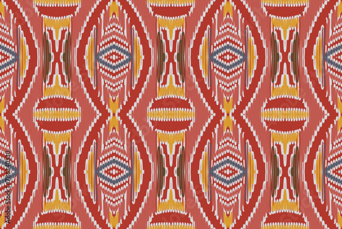 Motif folklore pattern Seamless Native American, Motif embroidery, Ikat embroidery vector Design for Print Texture fabric saree sari carpet. kurta vector patola saree