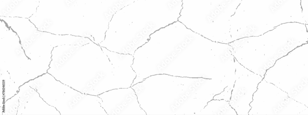 Vector panoramic white Carrara marble stone texture or design art work. - obrazy, fototapety, plakaty 
