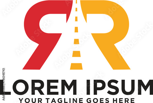 Roadway Highway RR letter logo