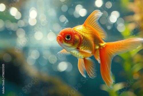 Goldfish in Aquarium