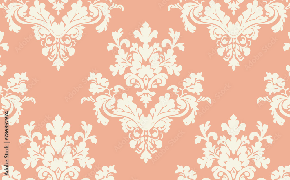a pink and white wallpaper with a floral design a pink and white wallpaper with a floral design