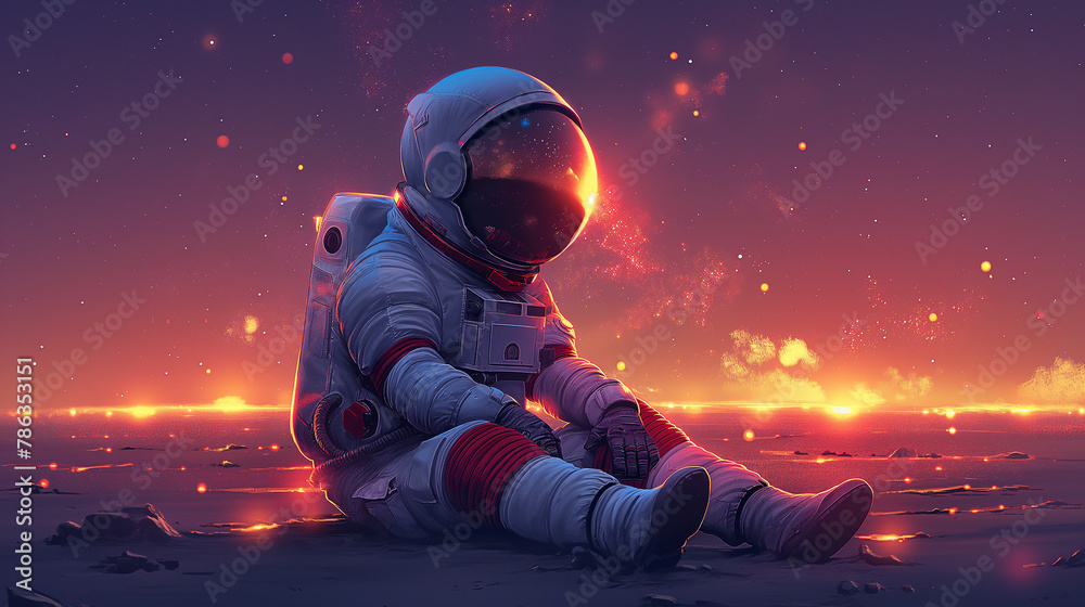 astronaut in space astronaut in space