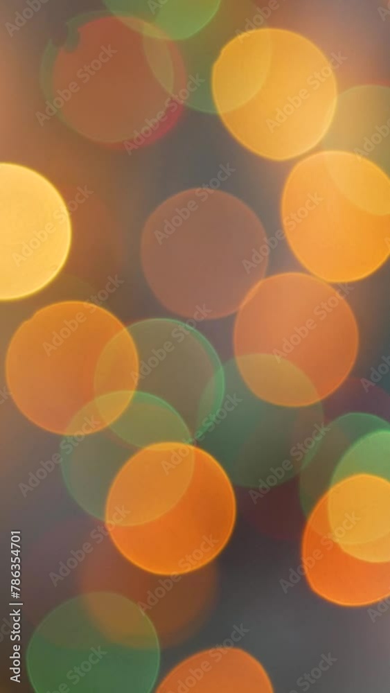 Multicolored defocused blurred lights background. Loopable abstract motion circle bokeh lights Multicolored defocused blurred lights background. Loopable abstract motion circle bokeh lights
