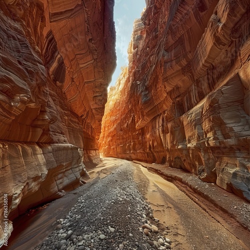 canyon of the river photo