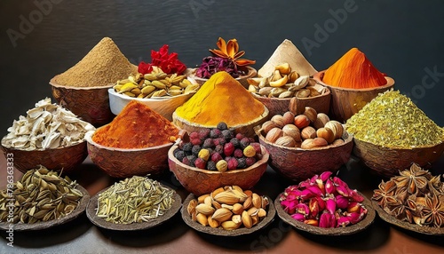 Aromatic Oasis: Colorful Spice