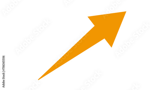 上向き矢印　斜め