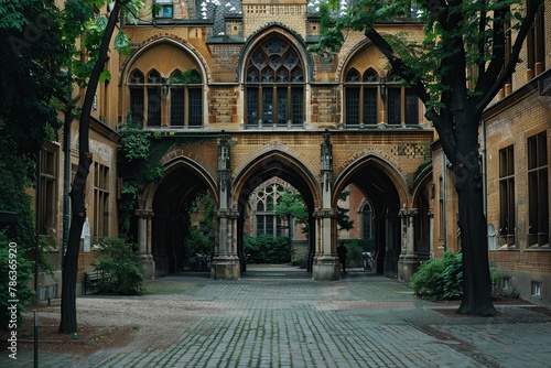 Exterior of a university in europe