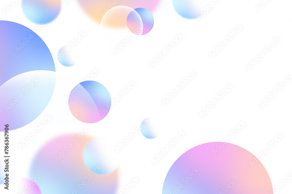 Abstract geometric background gradient soft light pastel bokeh for Graphic Business background hitech technology digital design illustration web template background backdrop desktop wallpaper bubbles