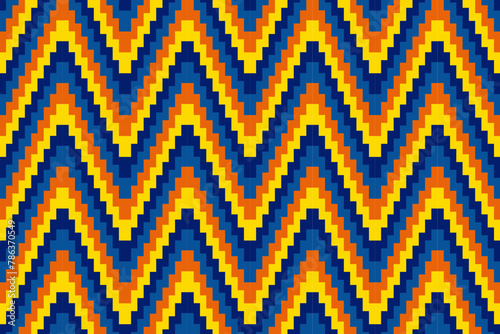 blue, yellow, orange, lattice-contiguous checkered backgroundUntitled