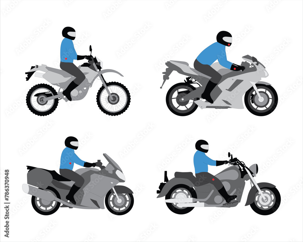 vector motorbike illustration vector motorbike illustration