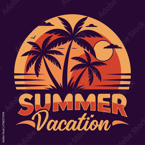 Wallpaper Mural Summer t shirt design. Torontodigital.ca