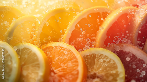 Create lively images that showcase the role of vitamin C in supporting immunity.   sour fruit  orange lemon  fruit  