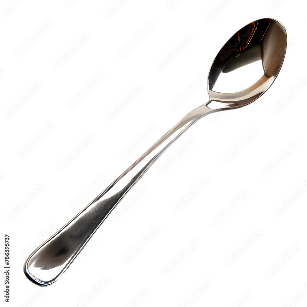 silver spoon isolated on white silver spoon isolated on white