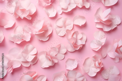 pink rose petals made by midjourney