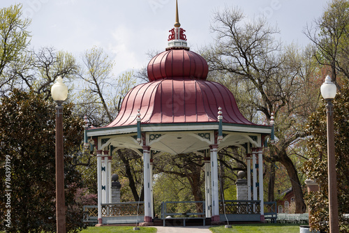 structures and buildings at tower grove park pavilion photo
