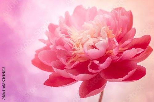 pink peony flower made by midjourney